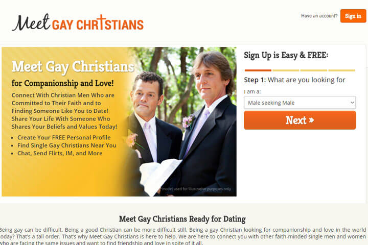 meet gay christians homepage