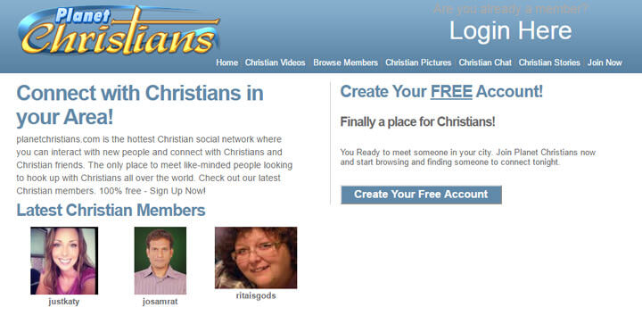 planet christians homepage