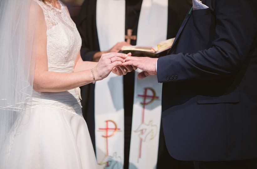 A wedding in Church